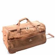 Roller Duffle Bags Wheeled Holdall MADRID Coffee 8