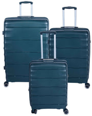 8 Wheel Spinner Luggage Expandable Arcturus Green