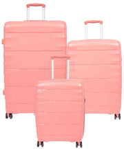 8 Wheel Spinner Luggage Expandable Arcturus Rose Gold