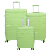 8 Wheel Spinner Luggage Expandable Arcturus Lime Green 1