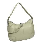 Womens Real Leather Shoulder Bag Classic Outgoing Fashion Cross Body Style Kerry Mint Green