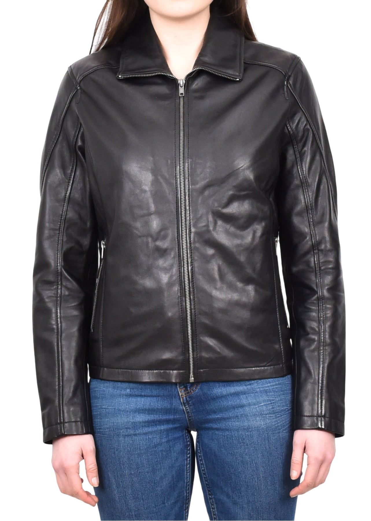 Soft black leather jacket 2025