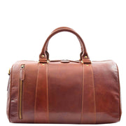 Real Leather Large Size Luxury Duffle Bag ROVE Chestnut 2