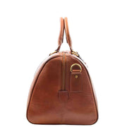 Real Leather Large Size Luxury Duffle Bag ROVE Cognac 3