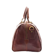 Real Leather Large Size Luxury Duffle Bag ROVE Chestnut 3