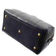 Real Leather Large Size Luxury Duffle Bag ROVE Black 6