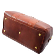 Real Leather Large Size Luxury Duffle Bag ROVE Chestnut 6