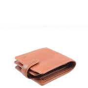 Mens Luxurious Leather Wallet Handmade Rich Tan Colour RFID Blocking Gift Boxed Kane