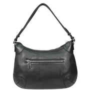 Womens Real Leather Shoulder Bag Classic Outgoing Fashion Cross Body Style Kerry Black