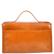 Womens Smooth Leather Crossbody Bag Casual Outgoing Top Handle Handbag A029 Tan-2