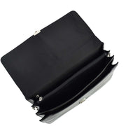 Real Leather For Mens Business Briefcase Large Multi-Compartment Laptop Bag A954 Black