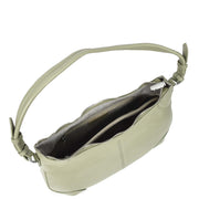 Womens Real Leather Shoulder Bag Classic Outgoing Fashion Cross Body Style Kerry Mint Green