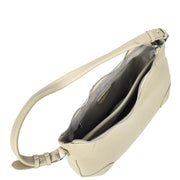 Womens Real Leather Shoulder Bag Classic Outgoing Fashion Cross Body Style Kerry Taupe