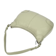 Womens Real Leather Shoulder Bag Classic Outgoing Fashion Cross Body Style Kerry Mint Green