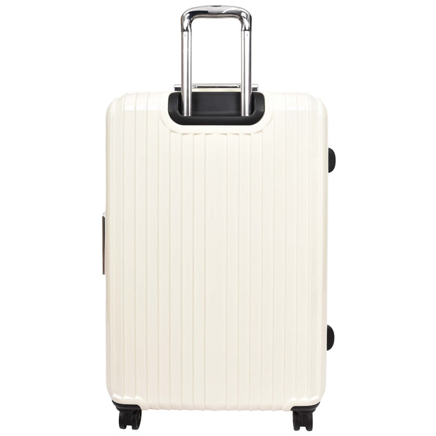 Premium Luggage Metal Frame Hard Side Spinner 8 Wheels TSA Latch PC Shell Suitcases Elite Beige large-4