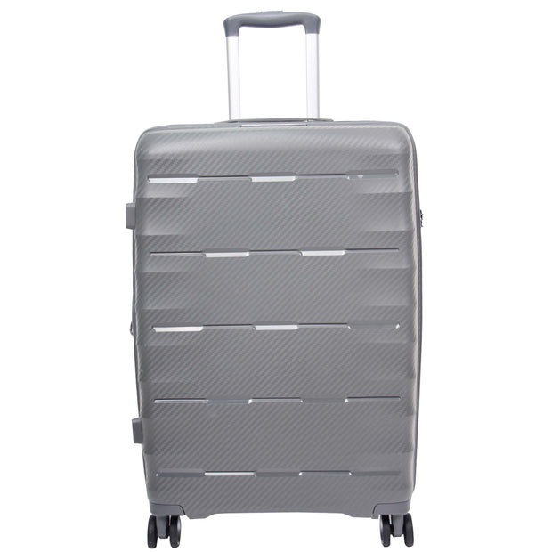 8 Wheel Spinner Luggage Expandable Arcturus Grey
