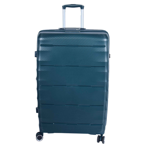8 Wheel Spinner Luggage Expandable Arcturus Green 3