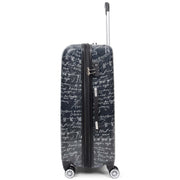 Expandable Four Wheel Print Suitcase Hard Shell Luggage ALGEBRA 4