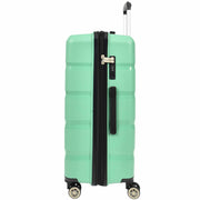 Robust Expandable 8 Wheel PP Hard Shell Suitcases Travel Bags Trolley Luggage Pluto Lime Green