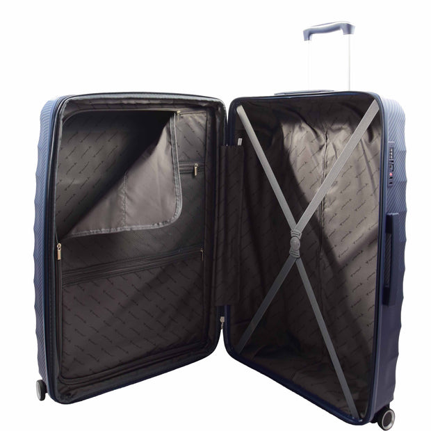 8 Wheel Spinner Luggage Expandable Arcturus Navy 5