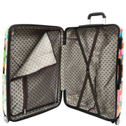 4 Wheel Luggage Hard PC Expandable Lightweight Suitcases Travel Bags Pet Animals Print