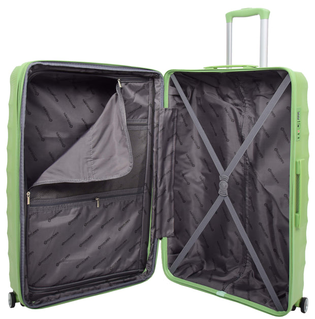 8 Wheel Spinner Luggage Expandable Arcturus Lime Green 5