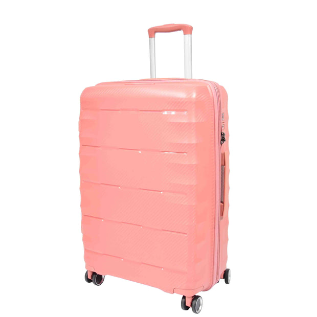 8 Wheel Spinner Luggage Expandable Arcturus Rose Gold 6