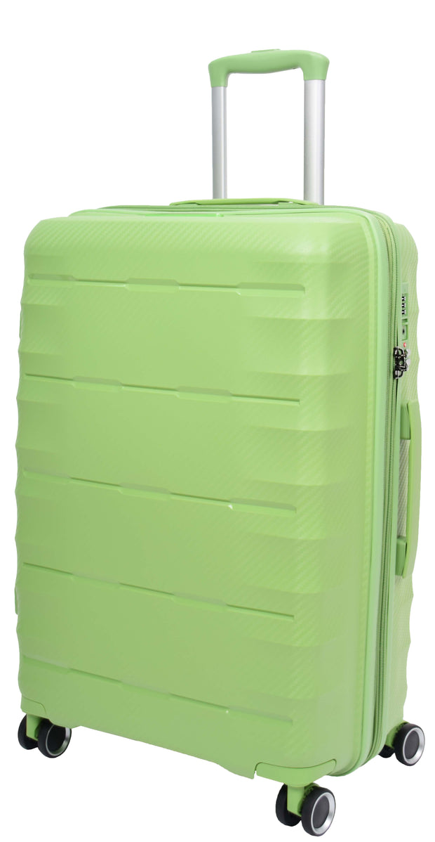 8 Wheel Spinner Luggage Expandable Arcturus Lime Green 7