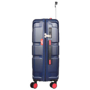 British Union Jack Hardside Spinner Suitcase 8 Wheels Hard Shell Travel Bag Navy medium-2