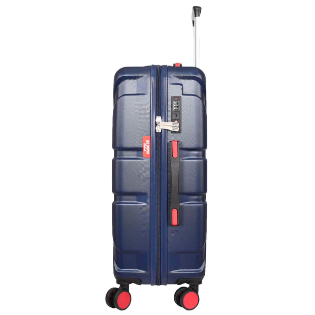 British Union Jack Hardside Spinner Suitcase 8 Wheels Hard Shell Travel Bag Navy medium-2
