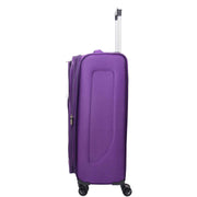 Expandable Four Wheel Soft Suitcase Luggage York Purple 15