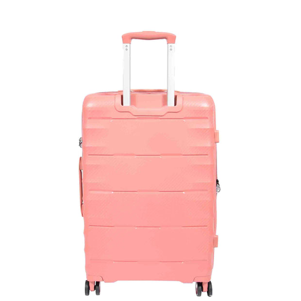 8 Wheel Spinner Luggage Expandable Arcturus Rose Gold 9