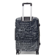 Expandable Four Wheel Print Suitcase Hard Shell Luggage ALGEBRA 11