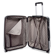 Expandable Four Wheel Print Suitcase Hard Shell Luggage ALGEBRA 12