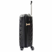 Strong 8 Wheel Hard Shell PP Luggage Expandable Suitcase Travel Bags Orion Black