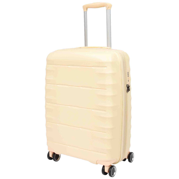 8 Wheel Spinner Luggage Expandable Arcturus Off White 12