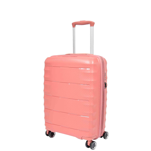8 Wheel Spinner Luggage Expandable Arcturus Rose Gold 11