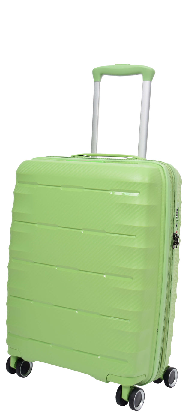 8 Wheel Spinner Luggage Expandable Arcturus Lime Green 12