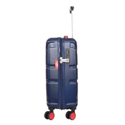 British Union Jack Hardside Spinner Suitcase 8 Wheels Hard Shell Travel Bag Navy small-2