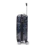 Expandable Four Wheel Print Suitcase Hard Shell Luggage ALGEBRA 15