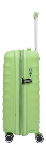 8 Wheel Spinner Luggage Expandable Arcturus Lime Green 13