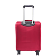 Expandable Four Wheel Soft Suitcase Luggage York Red 22