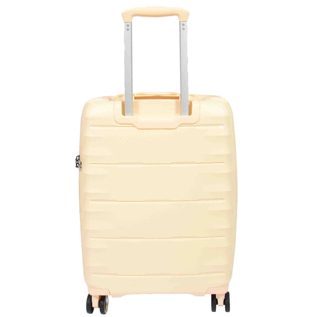 8 Wheel Spinner Luggage Expandable Arcturus Off White 15