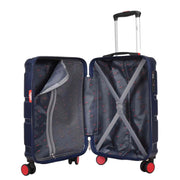 British Union Jack Hardside Spinner Suitcase 8 Wheels Hard Shell Travel Bag Navy small-4