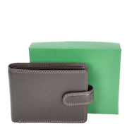Genuine Leather Bifold Wallet, RFID-Blocking with Gift Box, Cards Coins Notes ID Photo Organisation Miles Brown