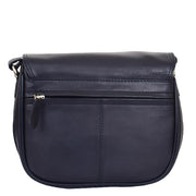 Womens Real Soft Leather Shoulder Bag Casual Cross Body Handbag Jazz Navy-2