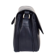 Womens Real Soft Leather Shoulder Bag Casual Cross Body Handbag Jazz Navy-3
