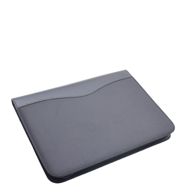 Zip Around Folio Bag A4 Writing Pad Calculator iPad Organiser Underarm Case Ream