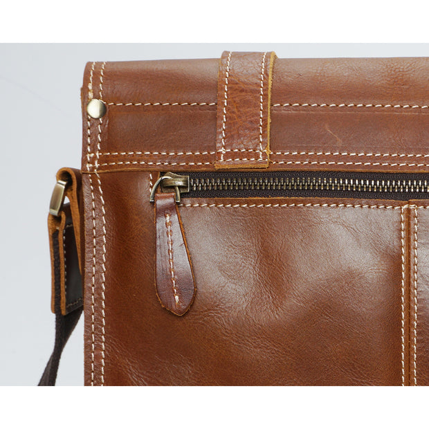 Real Leather Cross Body Shoulder Bag Multi Use Camera Organiser Bussell Tan Feature 4