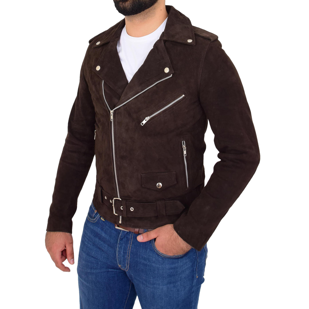 Fitted suede jacket hotsell